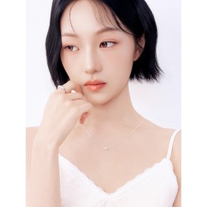 D.silver925 보울 스웨이드 목걸이