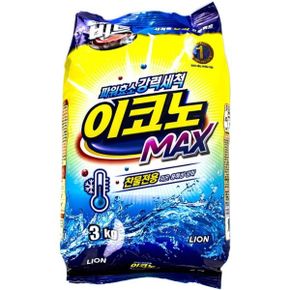 때가쏙비트 이코노MAX 찬물전용 리필 3kg 세제W9770C