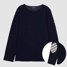 메르디앙 엘보패치 스트라이프 남녀공용 티셔츠 0844/NAVY/ECRU/NAVY