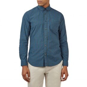 3706119 Ben Sherman Check Cotton Button-Down Shirt