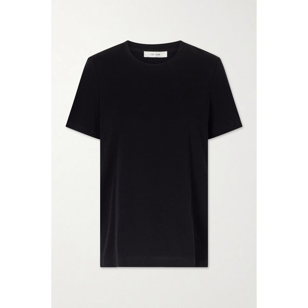 웨슬러 코튼 저지 티셔츠 블랙 46376663162973802