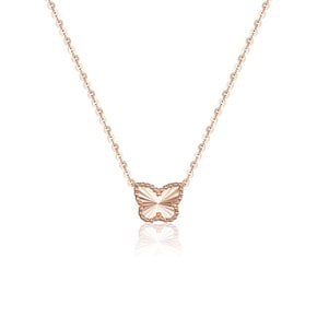 14K/18K 버터플라이 단컷팅 목걸이(GN3079)