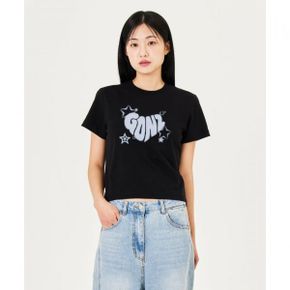 WOMENS HEART 티셔츠 - BLACK Z242WST340099 410586