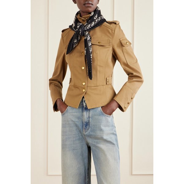 프린트 플리세 실크 새틴 스카프 46376663163054005