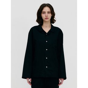 Stay Pajamas Longs Sleeve Shirts - All Black