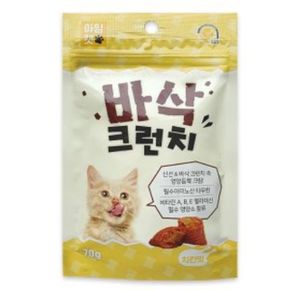 고양이 영양간식 겉바속촉 간식 닭고기 70g