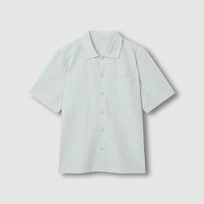 남 소프트 시어서커 반팔 파자마 셔츠 J2062011680BA