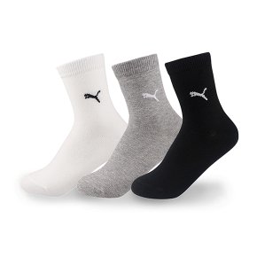 아동 PUMA 삭스 PU-K01 푸마 중목양말 3족 세트