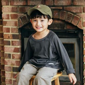 스티치 레글런 긴팔 티셔츠 다크 그레이 Stitch Reglan Long Sleeve T shirt  Dar.._P351439988