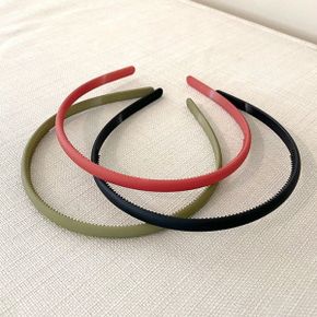 머리띠 민자 컬러 얇은 헤어밴드 머리띠 세안 밴드 심플 헤어 데일리 무광 패션