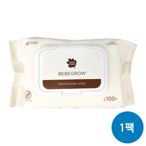 베베그로우 물티슈 캡형 100매 X 1개