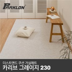 [11월 매트클리너사은품증정]더스트앤드 쿠션 거실매트 카리브그레이지 230 (230x140x0.55cm)