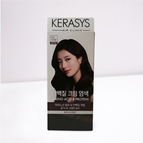 케라시스 단백질 크림 염색 다크브라운 120g 새치커버용 크림 염색약 용실염색약 새치