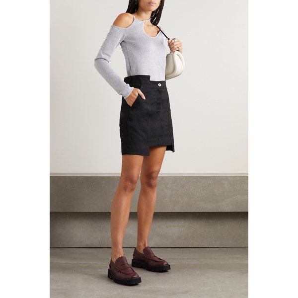 Denim Mini Skirt 블랙 1647597276124707