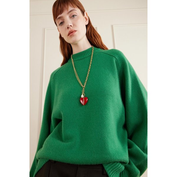 록산느 애슐린 스톤 바 골드톤 카넬리안 펄 목걸이 46376663163051281