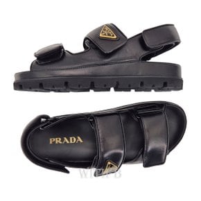 [시흥점] (쇼핑백동봉)[PRADA]삼각로고 벨크로 샌들 1X416N 038 F0002