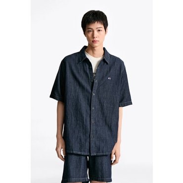 타미진스 남성 린넨 데님 셔츠 T32F1WSH03TML1 TOMMY JEANS
