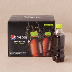 펩시 제로슈거 라임향 무라벨 300ml*12입