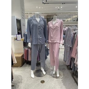 p_at_use(피앳유즈) 폴리 샤무즈 실키 커플 파자마세트 2컬러 택 1 MP700 WP700