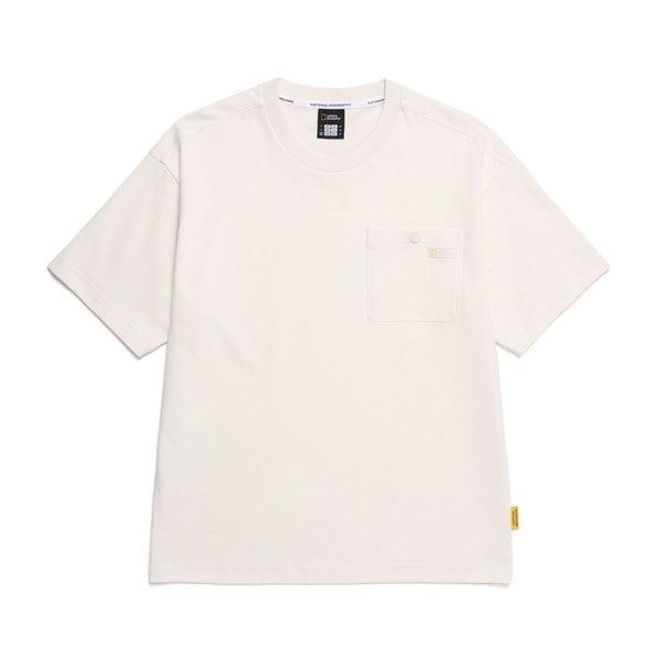 [여주점] N252UTS050 16수 면 반팔 티셔츠 IVORY