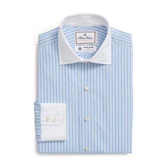 이스퀘어 4274073 Brooks Brothers x Thomas Mason Regular Fit Stripe Dress Shirt