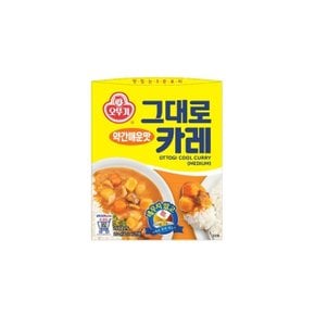 오뚜기 그대로 카레 약간매운맛 200g x 24개