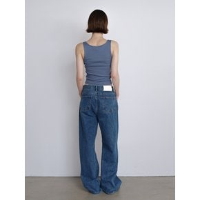 QDRY Diagonal Denim Pants - Deep Sea