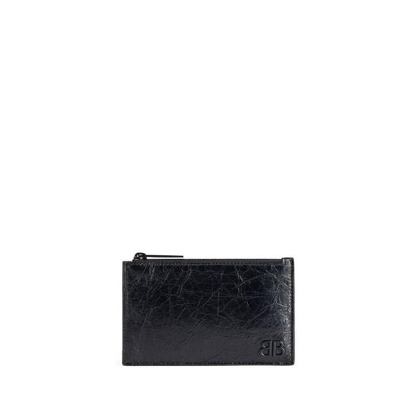 24FW 발렌시아가 카드지갑 766575 2AAS8 1000 Black