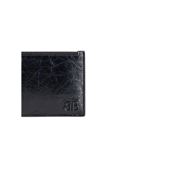24FW 발렌시아가 카드지갑 766575 2AAS8 1000 Black