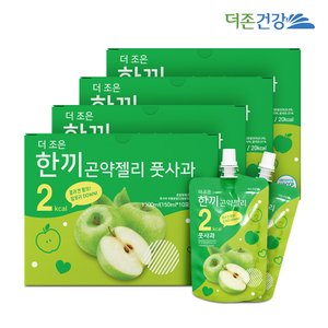 더존건강 한끼 곤약젤리 풋사과 150ml 10팩 4박스