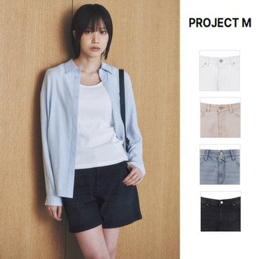 프로젝트엠 여성 PRJCT 이지 데님 숏 팬츠 EYF2DP2800