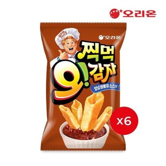  오리온 오감자딥 양념바베큐(75g) x 6개