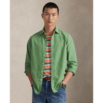 폴로 랄프 로렌 남성 클래식핏 가먼트 다이 옥스포드 셔츠(MNPOWOV16824839300)