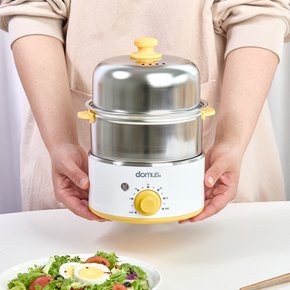 304 스테인리스 계란찜기 2단_ 호빵_만두 찜기 DE-EN215 도무스 304 스테인리스 계란 호빵 만두 찜기