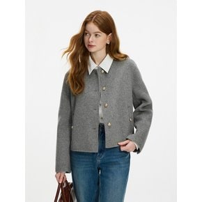 WD_Classic gold button wool jacket