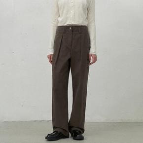 나인 HEAVY COTTON TUCK PANTS PT5604SG