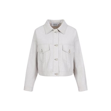LAFEL 라펠소로브  린넨 여름 데님 자켓 LOMJ2180