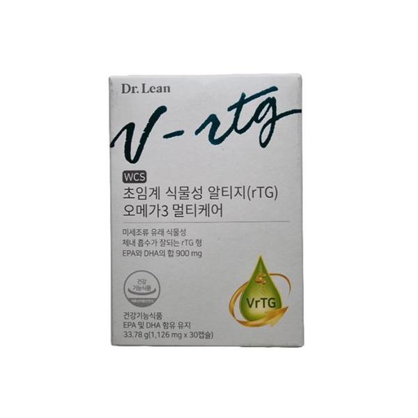 [닥터린] 초임계 식물성 알티지(rTG) 오메가3 멀티케어 1,126mg X 30캡슐 1개 /S (S36939381)