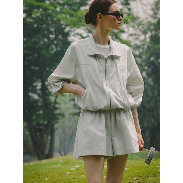 Summer Jumper Shorts Set (light grey)