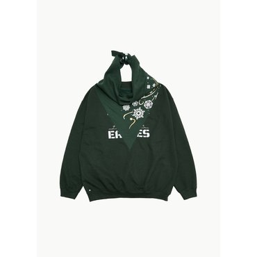 샵아모멘토 블레스 25FW Scarfer Sweater 3, Green