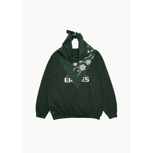샵아모멘토 블레스 25FW Scarfer Sweater 3, Green