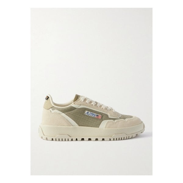 오트리 와일드페이스 가죽 스웨이드 트리밍 립스탑 스니커즈 세이지 그린 1647597353242823