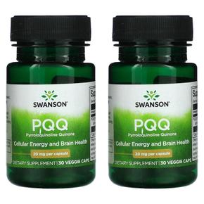 [해외직구] Swanson 스완슨 PQQ 20mg 30베지캡슐 2팩