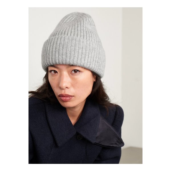 이브살로몬 골지 캐시미어 비니 그레이 46376663162873907
