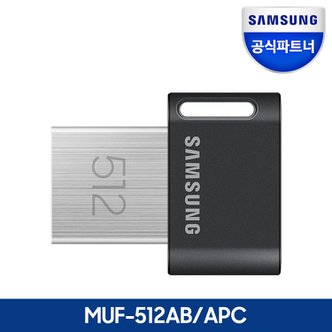 삼성 전자 공식인증 USB 3.1 메모리 FIT PLUS 512GB MUF-512AB/APC