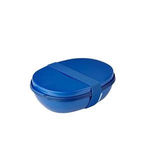 Mepal Ellipse Duo Lunch Box 메팔 점심 샐러드 과일 간식 식사 샌드위치 보관 용기 Vivid Blue