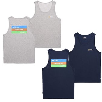 내셔널지오그래픽 [남성용]  레이터스 SMALL LOGO SLEEVELESS TEE  N192MTS140