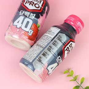 오리온 닥터유 프로 단백질 드링크 40g 딸기+초코 / 350ml