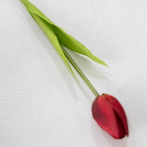 튤립 조화 한송이 럭셔리 번들가지 48cm 7컬러 인테리어 꽃 장식 소품 촬영 꾸미기 부케