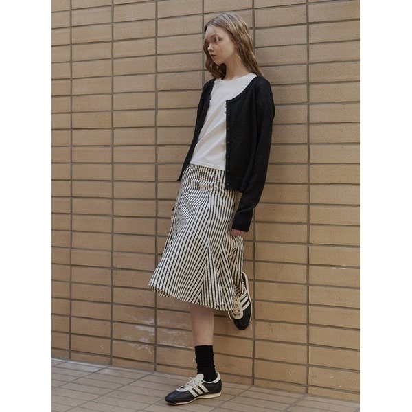 Summer Boucle Cardigan (Black)